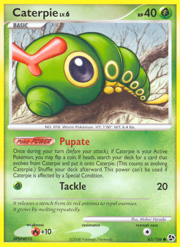 Caterpie (63/106) [Diamond & Pearl: Great Encounters] - The Mythic Store | 24h Order Processing