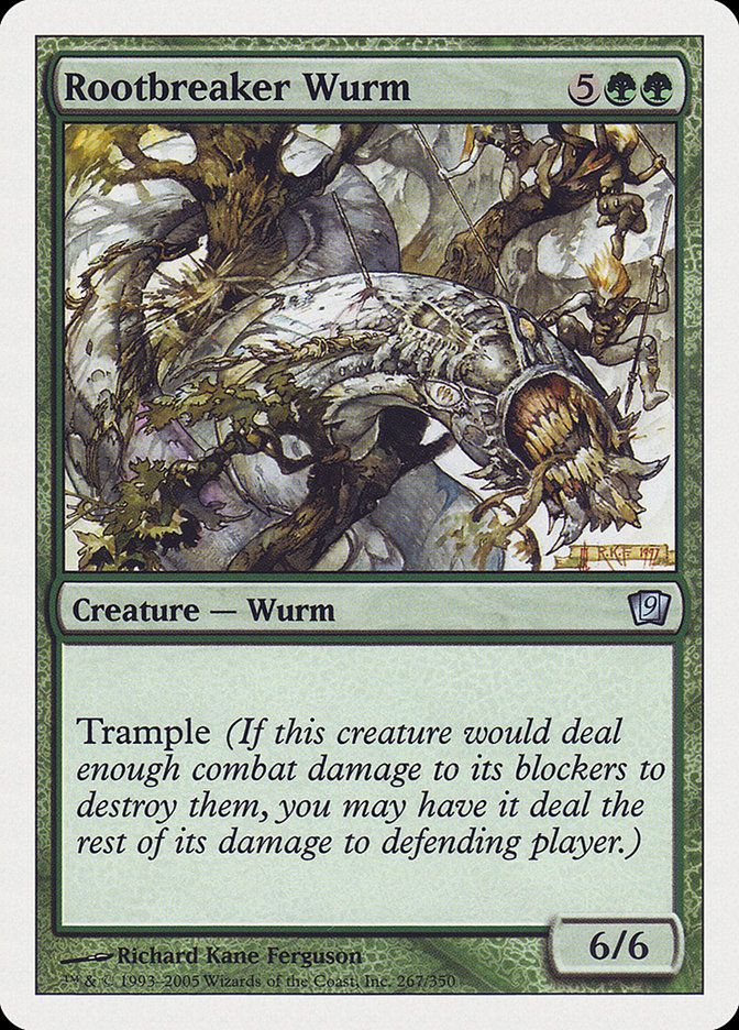 Rootbreaker Wurm [Ninth Edition] - The Mythic Store | 24h Order Processing
