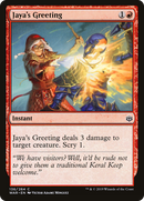 Jaya's Greeting [War of the Spark] - The Mythic Store | 24h Order Processing