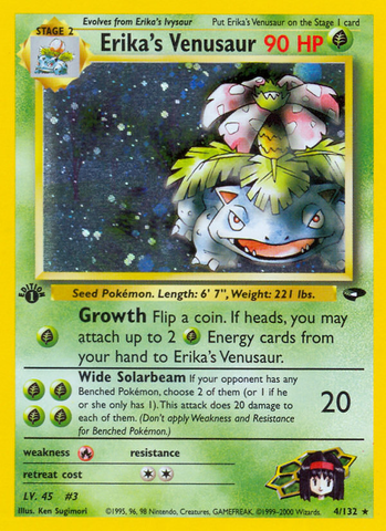Erika's Venusaur (4/132) [Gym Challenge 1st Edition] - The Mythic Store | 24h Order Processing