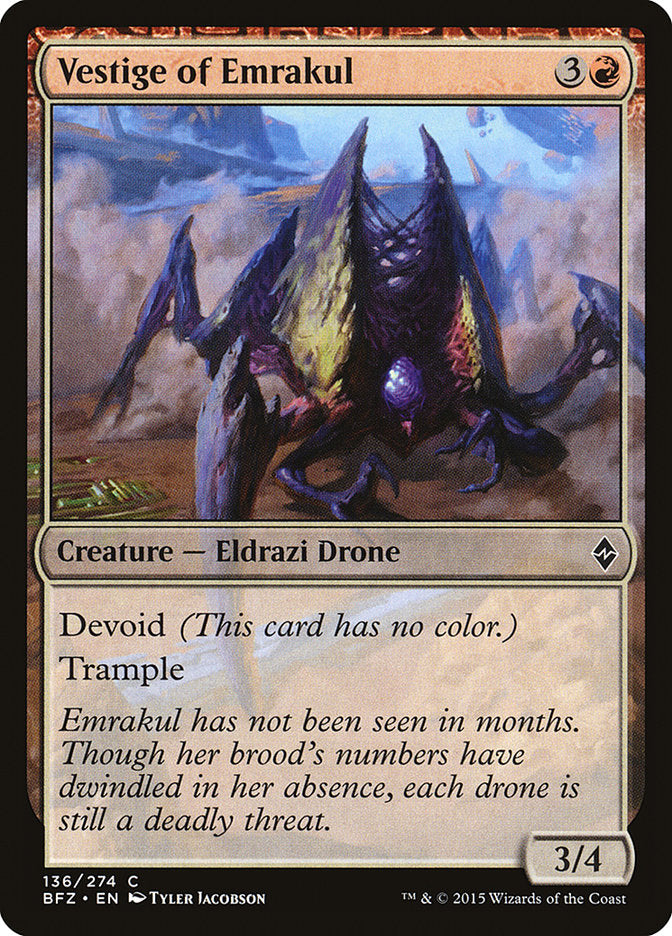 Vestige of Emrakul [Battle for Zendikar] - The Mythic Store | 24h Order Processing