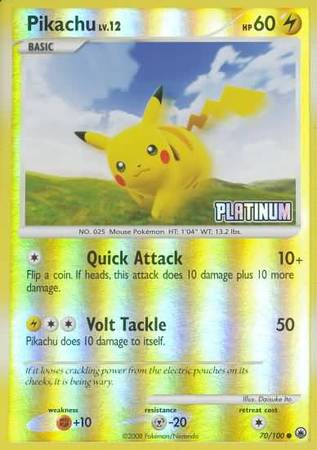 Pikachu (70/100) [Burger King Promos: 2009 Collection] - The Mythic Store | 24h Order Processing