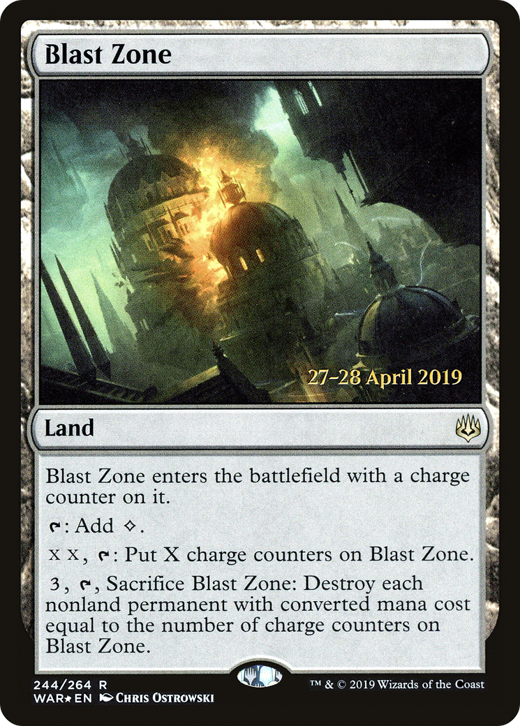 Blast Zone [War of the Spark Prerelease Promos] - The Mythic Store | 24h Order Processing