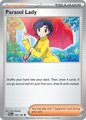 Parasol Lady (169/182) [Scarlet & Violet: Paradox Rift] - The Mythic Store | 24h Order Processing