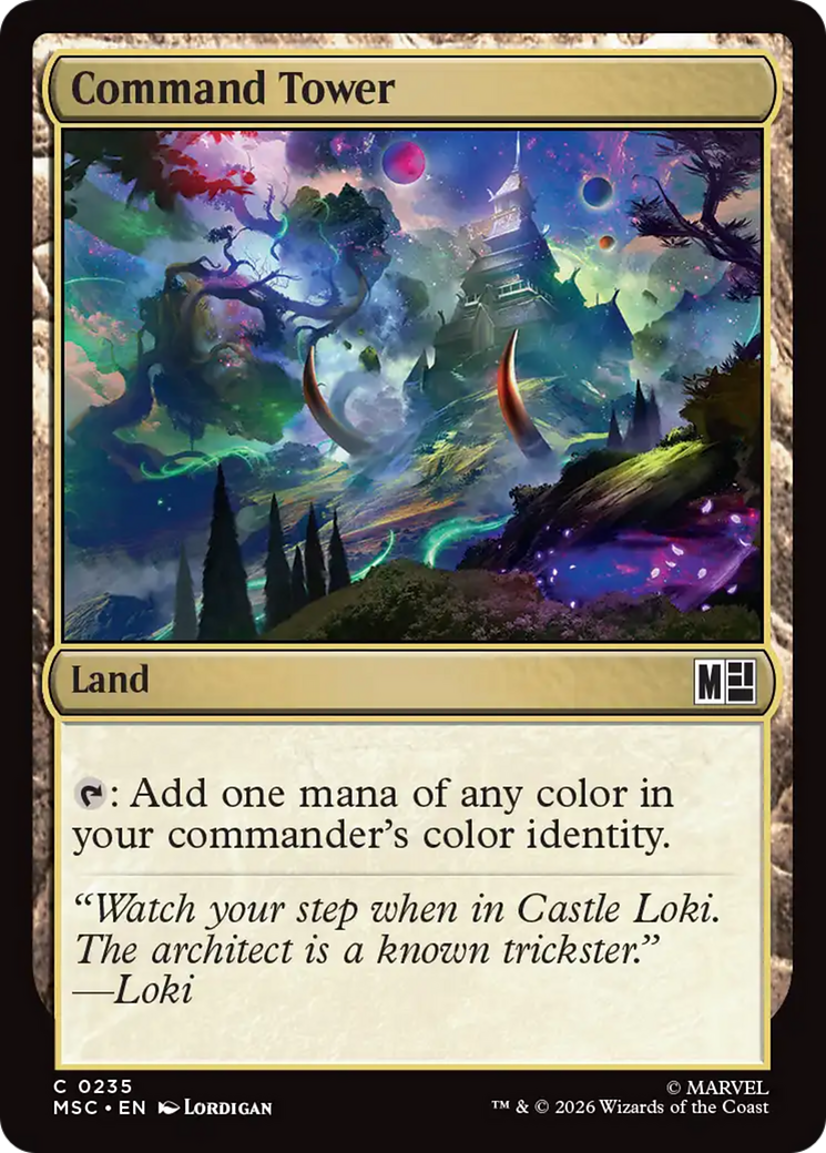 Command Tower (0235) (Surge Foil) [Marvel Super Heroes Commander] - The Mythic Store | 24h Order Processing