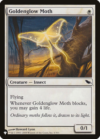 Goldenglow Moth [The List] - The Mythic Store | 24h Order Processing