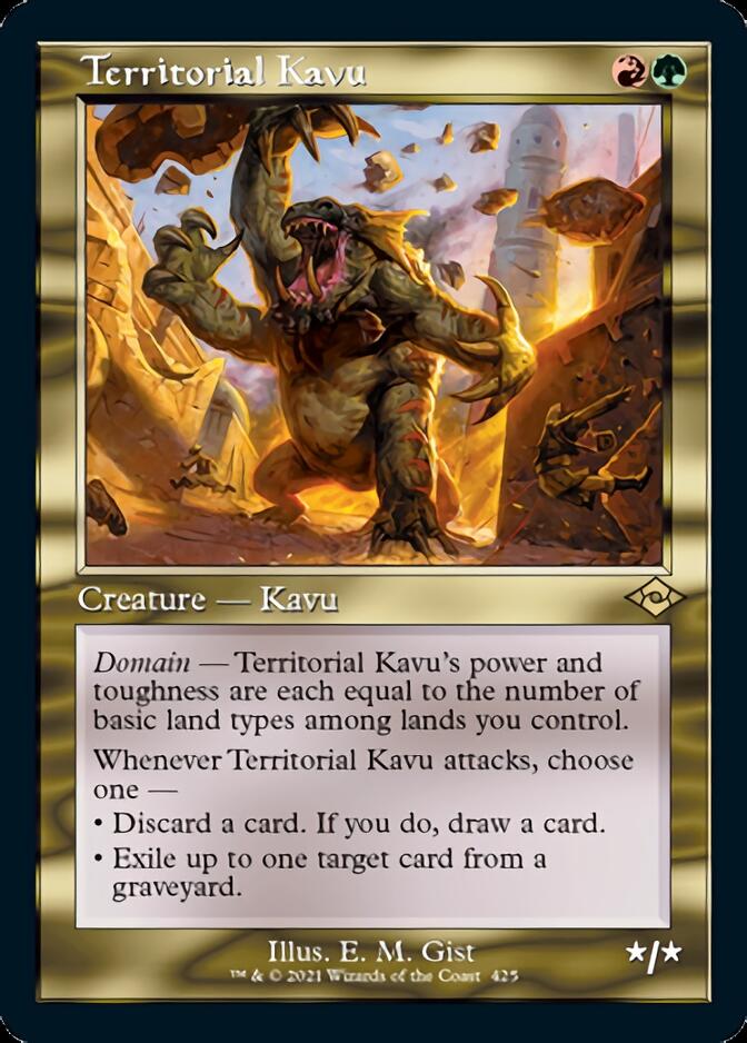 Territorial Kavu (Retro Foil Etched) [Modern Horizons 2] - The Mythic Store | 24h Order Processing