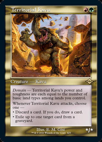 Territorial Kavu (Retro Foil Etched) [Modern Horizons 2] - The Mythic Store | 24h Order Processing