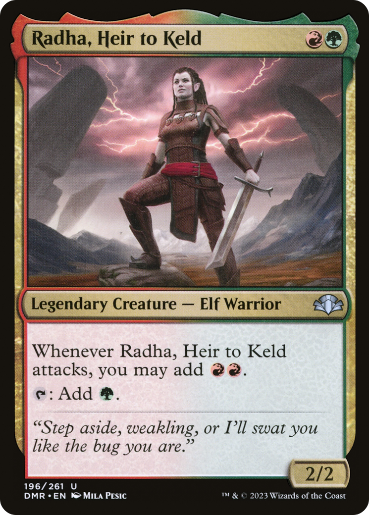 Radha, Heir to Keld [Dominaria Remastered] - The Mythic Store | 24h Order Processing