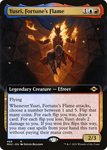 Yusri, Fortune's Flame (Extended Art) [Modern Horizons 2] - The Mythic Store | 24h Order Processing