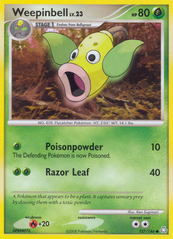 Weepinbell (127/146) [Diamond & Pearl: Legends Awakened] - The Mythic Store | 24h Order Processing