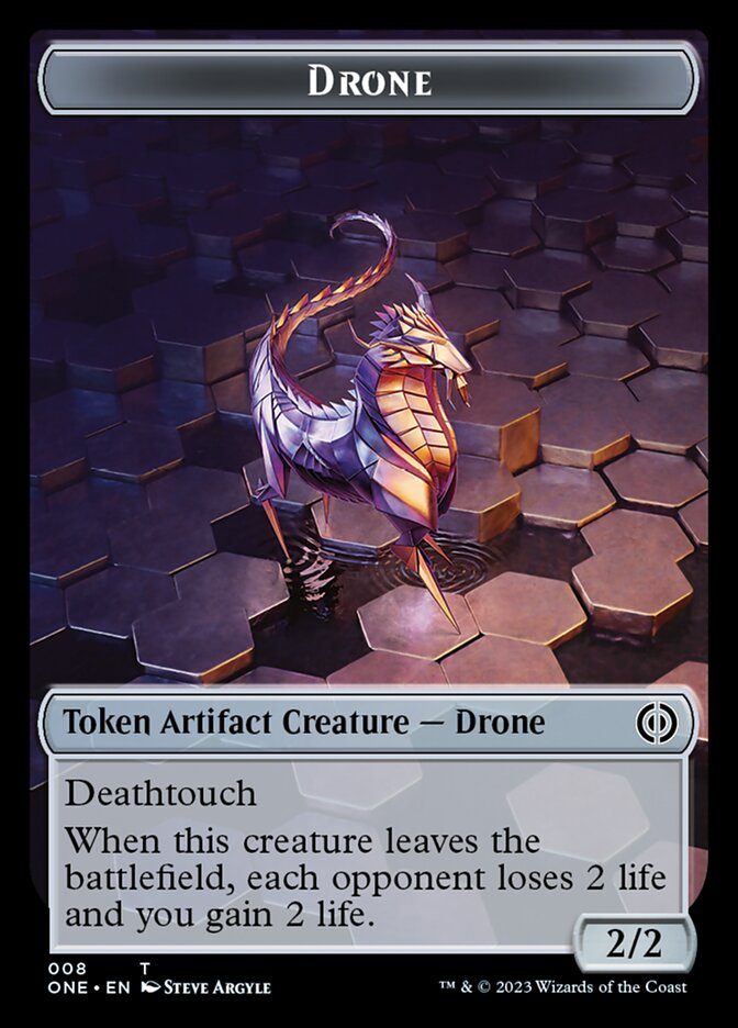 Drone Token [Phyrexia: All Will Be One Tokens] - The Mythic Store | 24h Order Processing