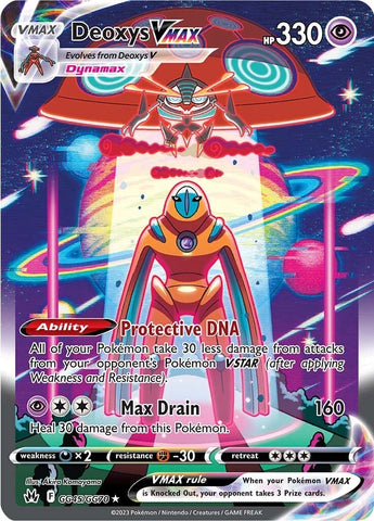 Deoxys VMAX (GG45/GG70) [Sword & Shield: Crown Zenith] - The Mythic Store | 24h Order Processing