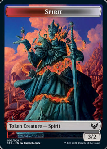 Spirit // Pest Double-Sided Token [Strixhaven: School of Mages Tokens] - The Mythic Store | 24h Order Processing
