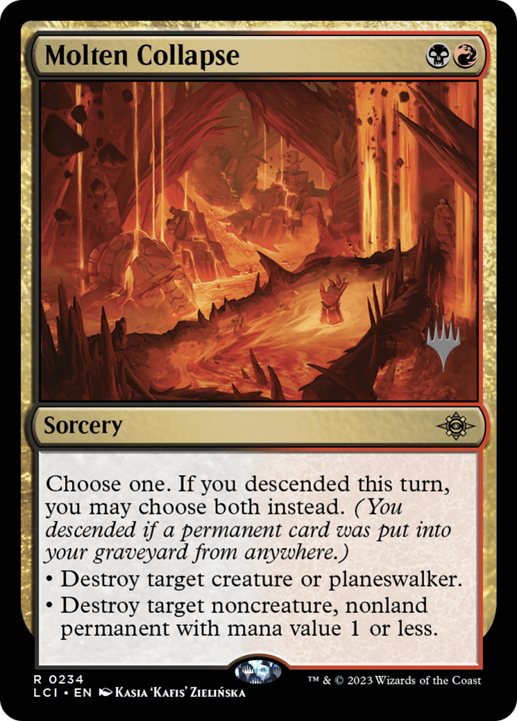 Molten Collapse (Promo Pack) [The Lost Caverns of Ixalan Promos] - The Mythic Store | 24h Order Processing