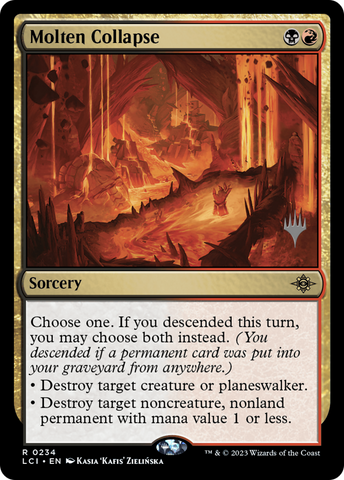 Molten Collapse (Promo Pack) [The Lost Caverns of Ixalan Promos] - The Mythic Store | 24h Order Processing