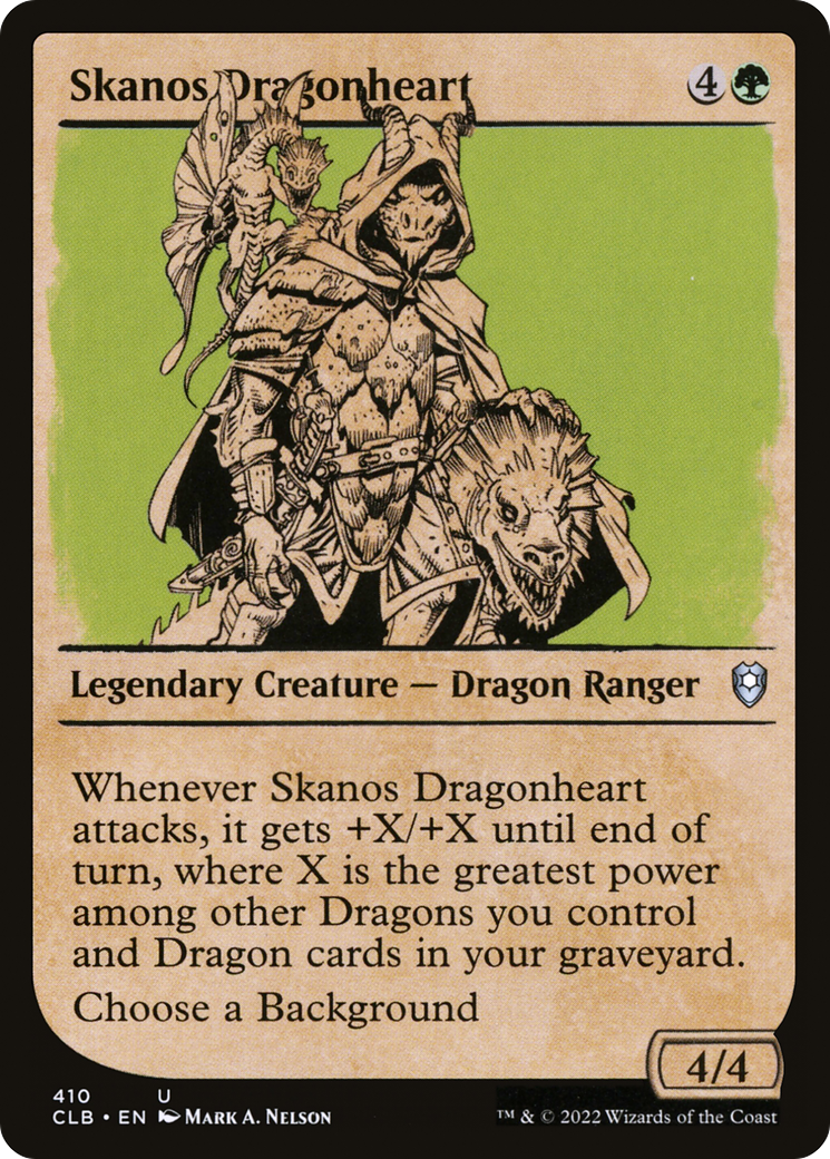 Skanos Dragonheart (Showcase) [Commander Legends: Battle for Baldur's Gate] - The Mythic Store | 24h Order Processing