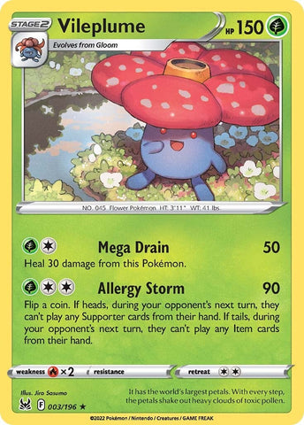 Vileplume (003/196) [Sword & Shield: Lost Origin] - The Mythic Store | 24h Order Processing