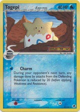 Togepi (41/101) (Delta Species) (Stamped) [EX: Dragon Frontiers] - The Mythic Store | 24h Order Processing