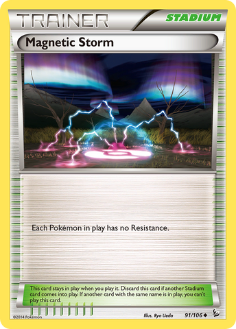 Magnetic Storm (91/106) [XY: Flashfire] - The Mythic Store | 24h Order Processing