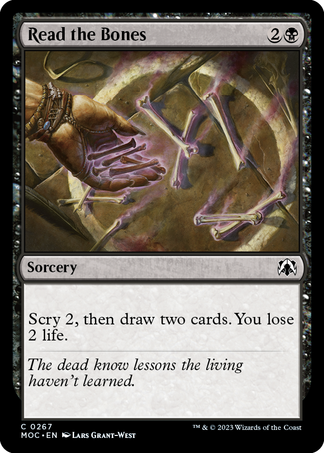 Read the Bones [March of the Machine Commander] - The Mythic Store | 24h Order Processing