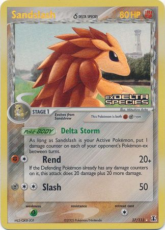Sandslash (27/113) (Delta Species) (Stamped) [EX: Delta Species] - The Mythic Store | 24h Order Processing