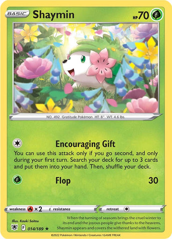 Shaymin (014/189) [Sword & Shield: Astral Radiance] - The Mythic Store | 24h Order Processing