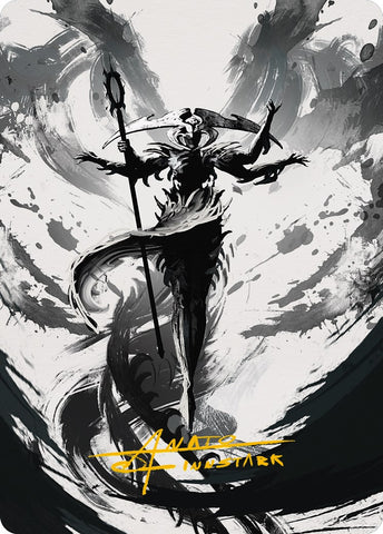 Atraxa, Grand Unifier 2 Art Card (Gold-Stamped Signature) [Phyrexia: All Will Be One Art Series] - The Mythic Store | 24h Order Processing