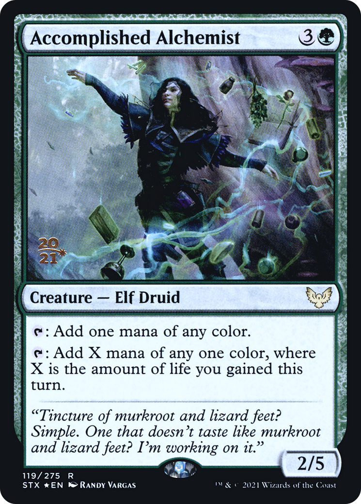 Accomplished Alchemist [Strixhaven: School of Mages Prerelease Promos] - The Mythic Store | 24h Order Processing