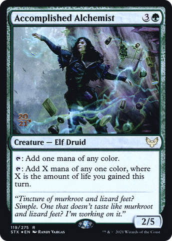 Accomplished Alchemist [Strixhaven: School of Mages Prerelease Promos] - The Mythic Store | 24h Order Processing