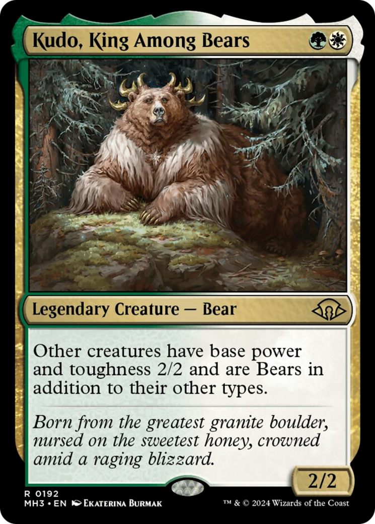 Kudo, King Among Bears [Modern Horizons 3] - The Mythic Store | 24h Order Processing