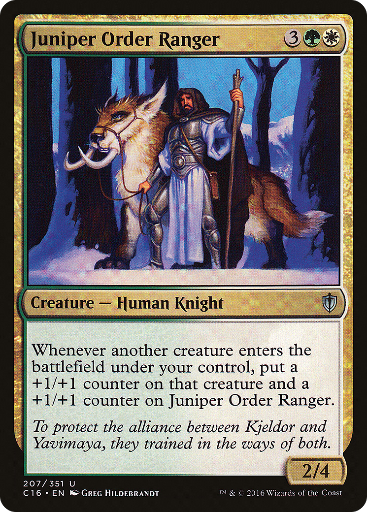 Juniper Order Ranger [Commander 2016] - The Mythic Store | 24h Order Processing