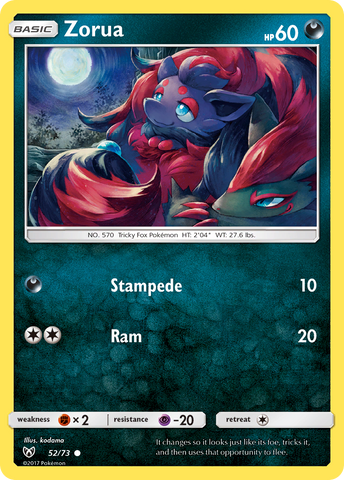Zorua (52/73) [Sun & Moon: Shining Legends] - The Mythic Store | 24h Order Processing