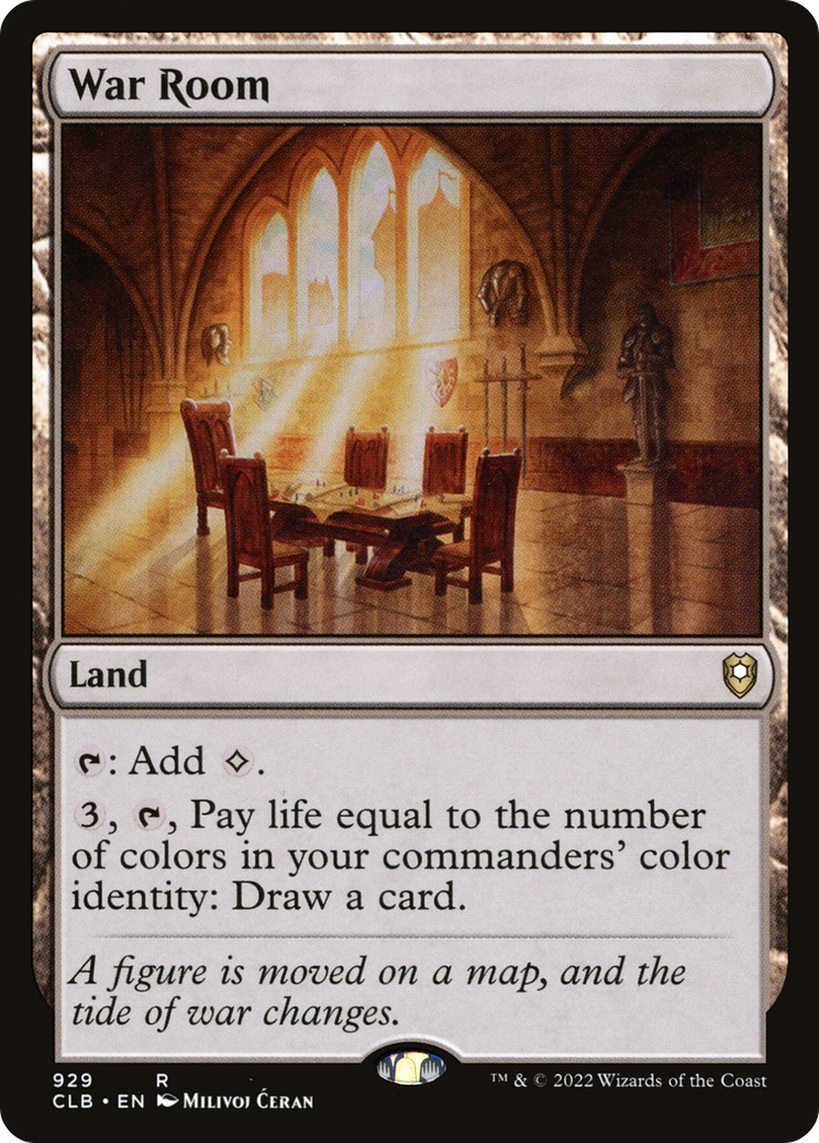 War Room [Commander Legends: Battle for Baldur's Gate] - The Mythic Store | 24h Order Processing