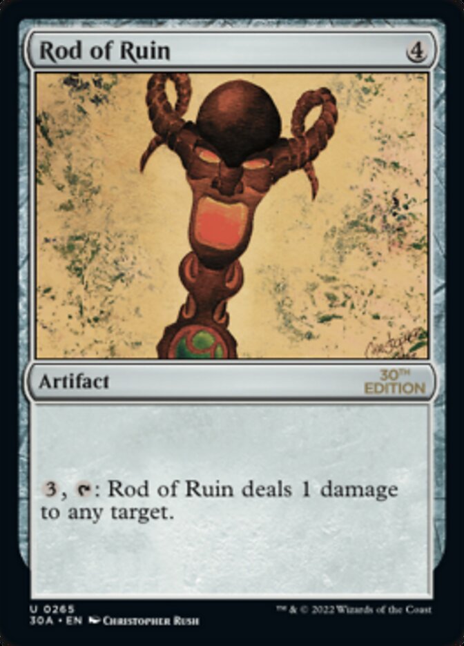Rod of Ruin [30th Anniversary Edition] - The Mythic Store | 24h Order Processing
