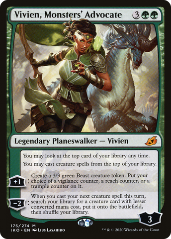 Vivien, Monsters' Advocate (Promo Pack) [Ikoria: Lair of Behemoths Promos] - The Mythic Store | 24h Order Processing