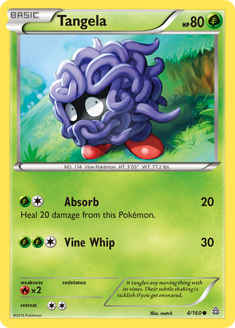 Tangela (4/160) [XY: Primal Clash] - The Mythic Store | 24h Order Processing