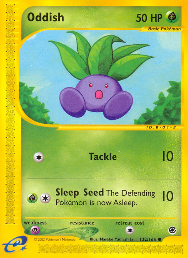 Oddish (122/165) [Expedition: Base Set] - The Mythic Store | 24h Order Processing