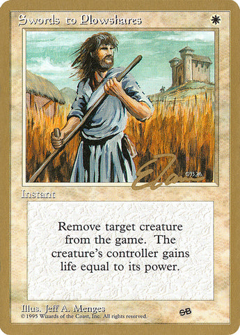 Swords to Plowshares (Eric Tam) (SB) [Pro Tour Collector Set] - The Mythic Store | 24h Order Processing