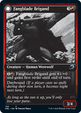 Fangblade Brigand // Fangblade Eviscerator [Innistrad: Double Feature] - The Mythic Store | 24h Order Processing