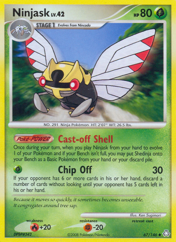 Ninjask (67/146) [Diamond & Pearl: Legends Awakened] - The Mythic Store | 24h Order Processing