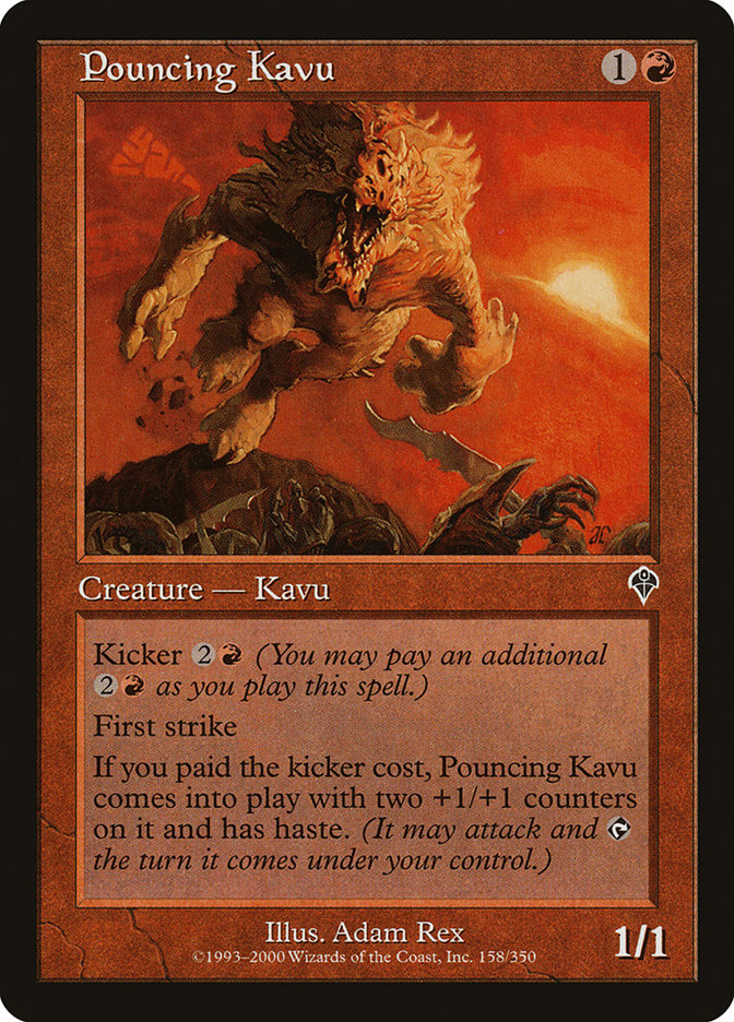 Pouncing Kavu [Invasion] - The Mythic Store | 24h Order Processing