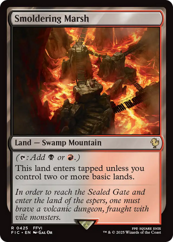 Smoldering Marsh [FINAL FANTASY Commander] - The Mythic Store | 24h Order Processing
