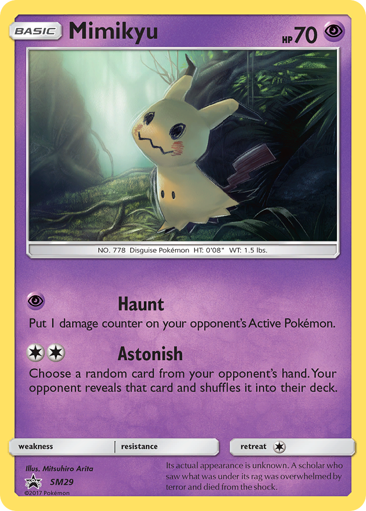 Mimikyu (SM29) [Sun & Moon: Black Star Promos] - The Mythic Store | 24h Order Processing