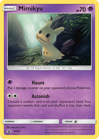 Mimikyu (SM29) [Sun & Moon: Black Star Promos] - The Mythic Store | 24h Order Processing