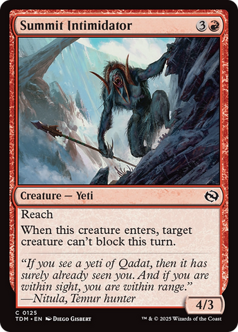 Summit Intimidator [Tarkir: Dragonstorm] - The Mythic Store | 24h Order Processing