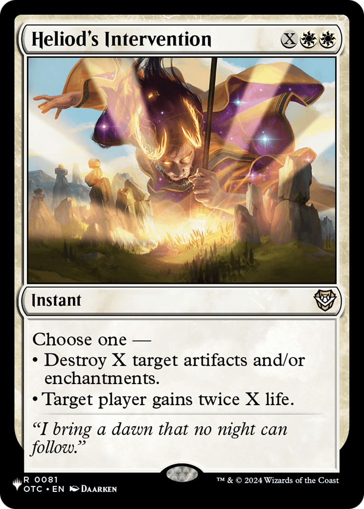 Heliod's Intervention [The List] - The Mythic Store | 24h Order Processing