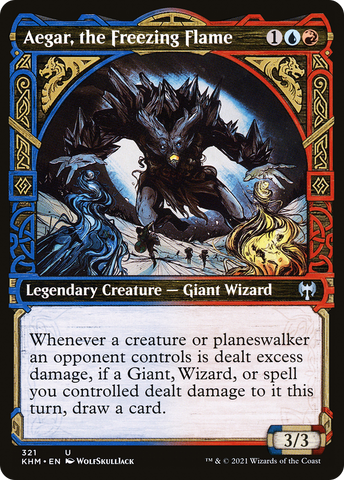 Aegar, the Freezing Flame (Showcase) [Kaldheim] - The Mythic Store | 24h Order Processing