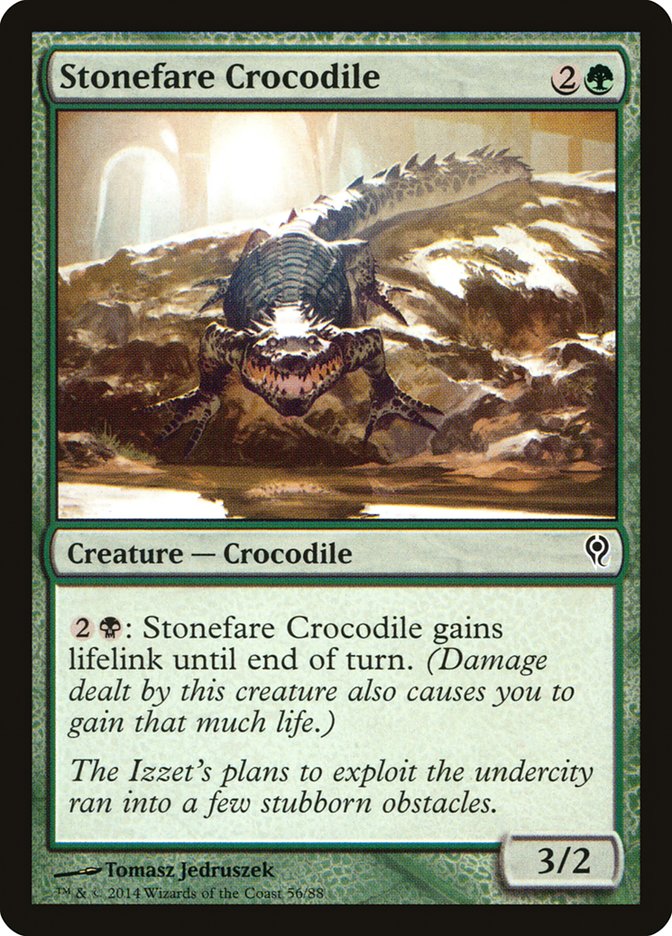 Stonefare Crocodile [Duel Decks: Jace vs. Vraska] - The Mythic Store | 24h Order Processing