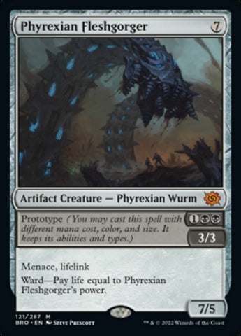 Phyrexian Fleshgorger (Promo Pack) [The Brothers' War Promos] - The Mythic Store | 24h Order Processing